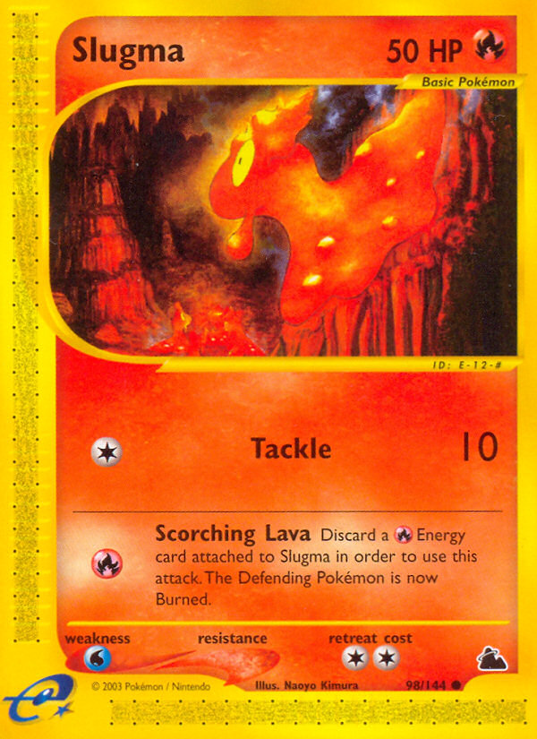 Slugma (98/144) [Skyridge] | Jomio and Rueliete's Cards and Comics