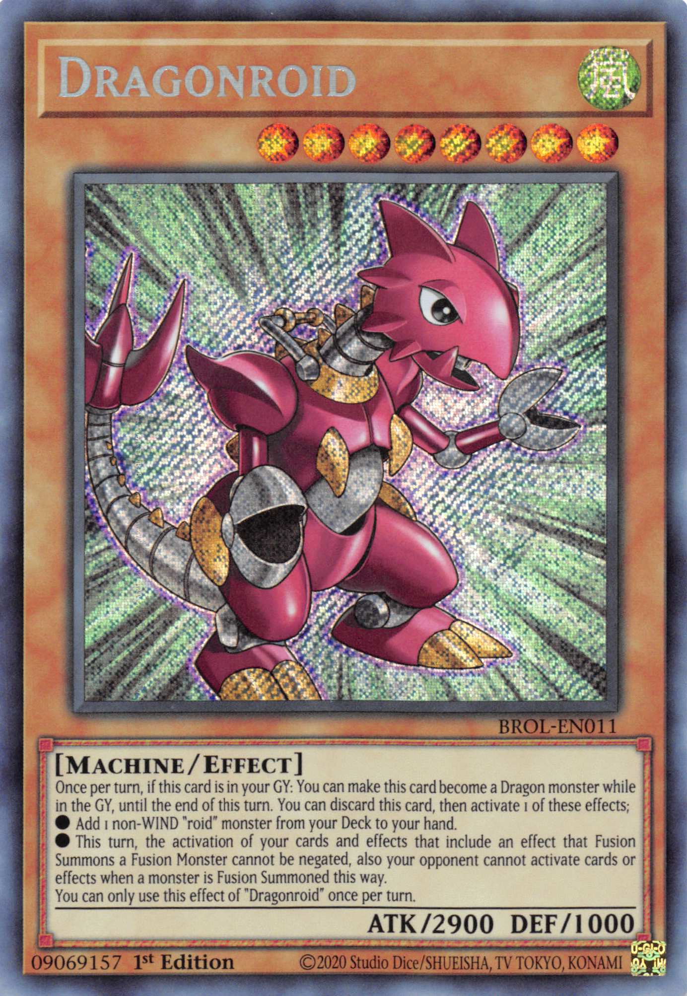 Dragonroid [BROL-EN011] Secret Rare | Jomio and Rueliete's Cards and Comics