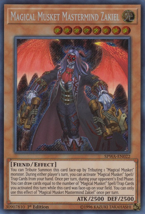 Magical Musket Mastermind Zakiel [SPWA-EN022] Secret Rare | Jomio and Rueliete's Cards and Comics