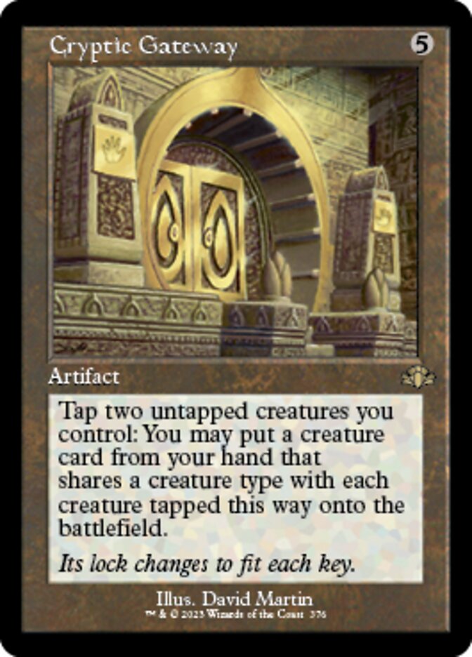 Cryptic Gateway (Retro) [Dominaria Remastered] | Jomio and Rueliete's Cards and Comics