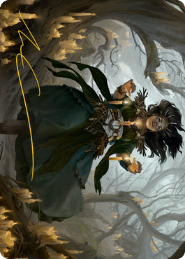 Candlegrove Witch 1 Art Card (Gold-Stamped Signature) [Innistrad: Midnight Hunt Art Series] | Jomio and Rueliete's Cards and Comics