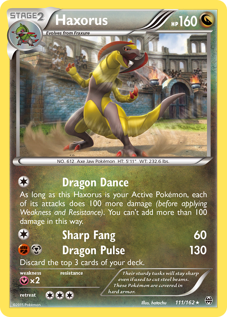 Haxorus (111/162) [XY: BREAKthrough] | Jomio and Rueliete's Cards and Comics