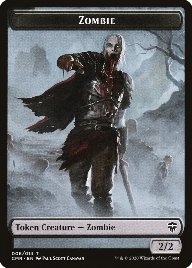 Zombie Token [Commander Legends Tokens] | Jomio and Rueliete's Cards and Comics