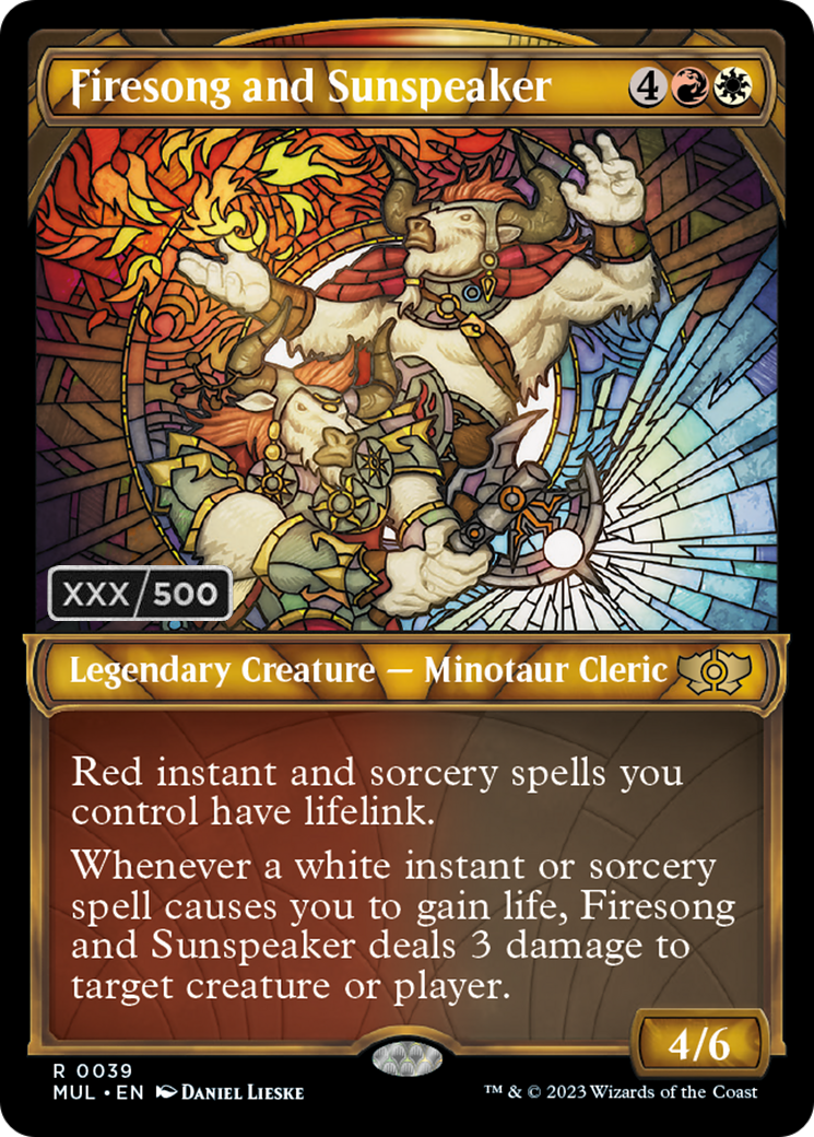 Firesong and Sunspeaker (Serialized) [Multiverse Legends] | Jomio and Rueliete's Cards and Comics