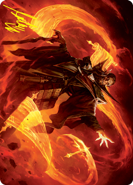 Plargg, Dean of Chaos Art Card (Gold-Stamped Signature) [Strixhaven: School of Mages Art Series] | Jomio and Rueliete's Cards and Comics
