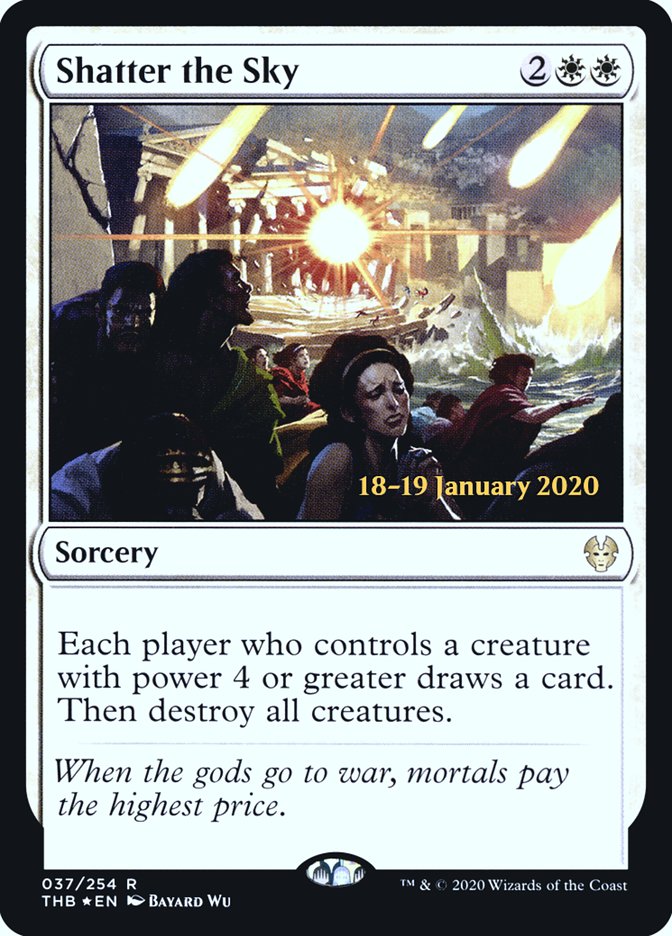Shatter the Sky [Theros Beyond Death Prerelease Promos] | Jomio and Rueliete's Cards and Comics
