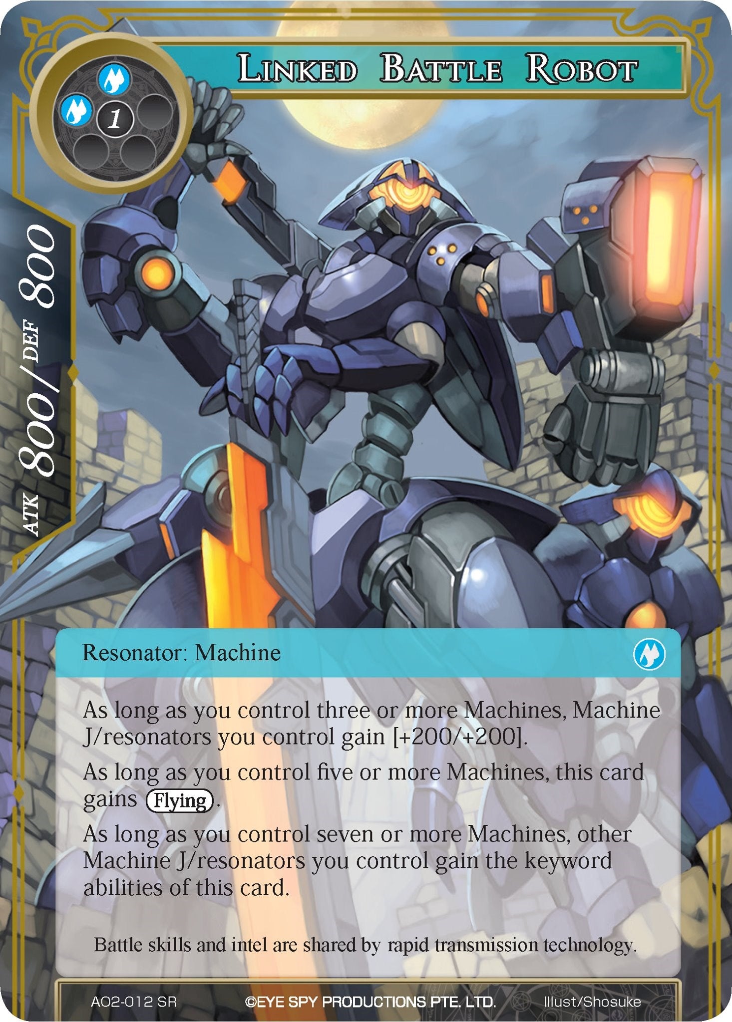 Linked Battle Robot (AO2-012) [Alice Origin II] | Jomio and Rueliete's Cards and Comics