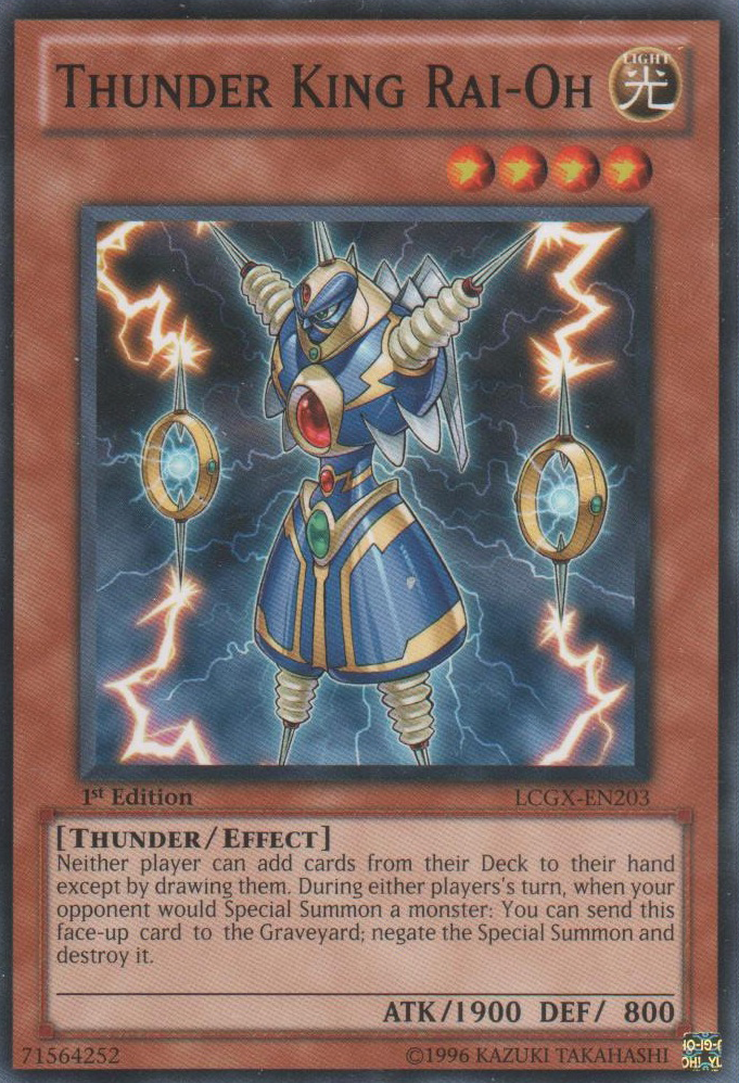 Thunder King Rai-Oh [LCGX-EN203] Common | Jomio and Rueliete's Cards and Comics