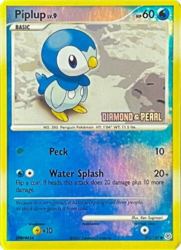 Piplup (93/130) (Diamond and Pearl) [Burger King Promos: 2008 Collection] | Jomio and Rueliete's Cards and Comics