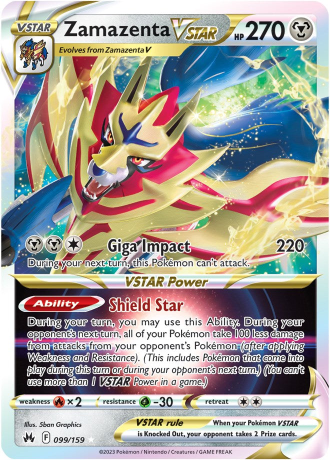 Zamazenta VSTAR (099/159) [Sword & Shield: Crown Zenith] | Jomio and Rueliete's Cards and Comics