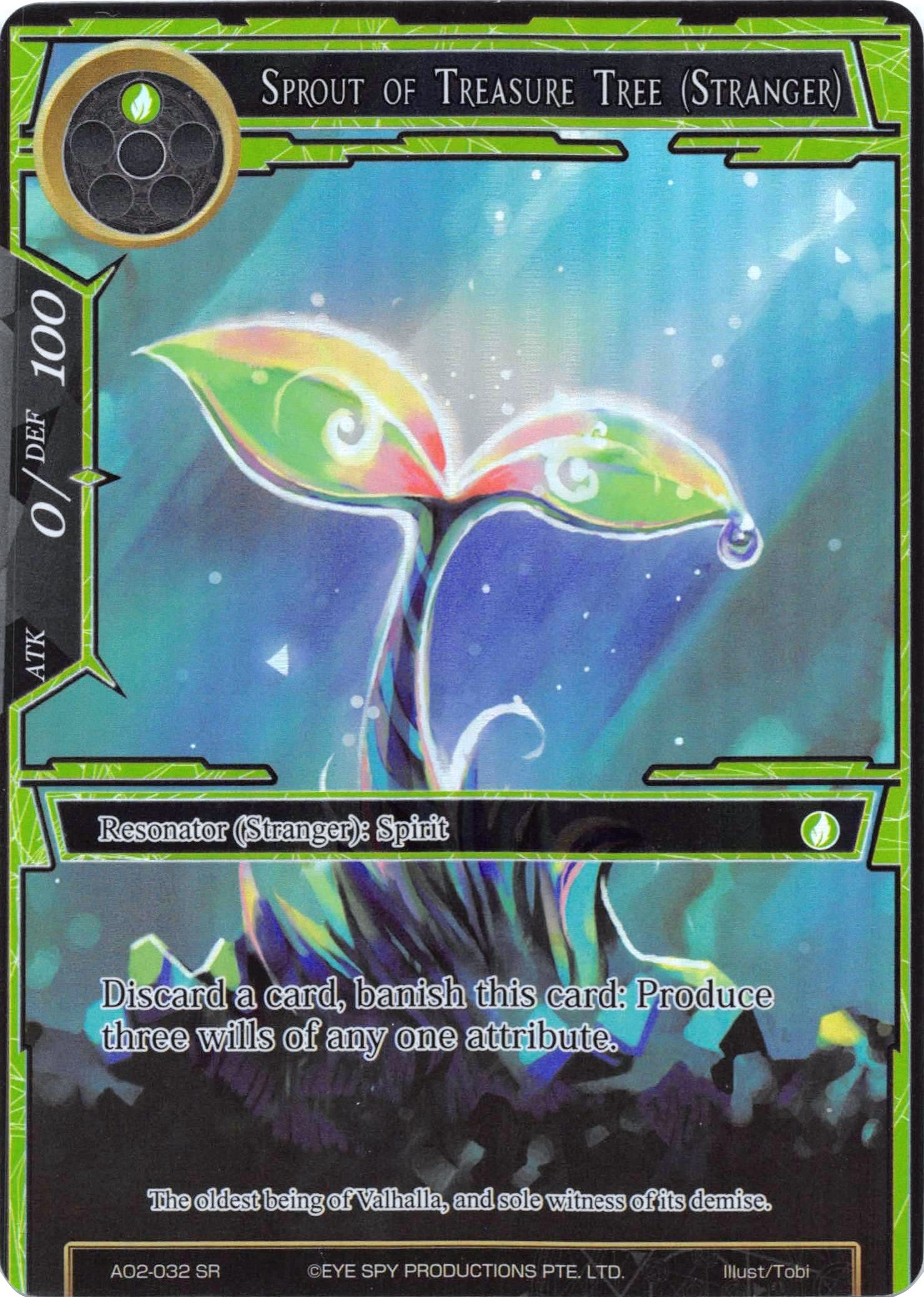 Sprout of Treasure Tree (Stranger) (Full Art) (AO2-032) [Alice Origin II] | Jomio and Rueliete's Cards and Comics