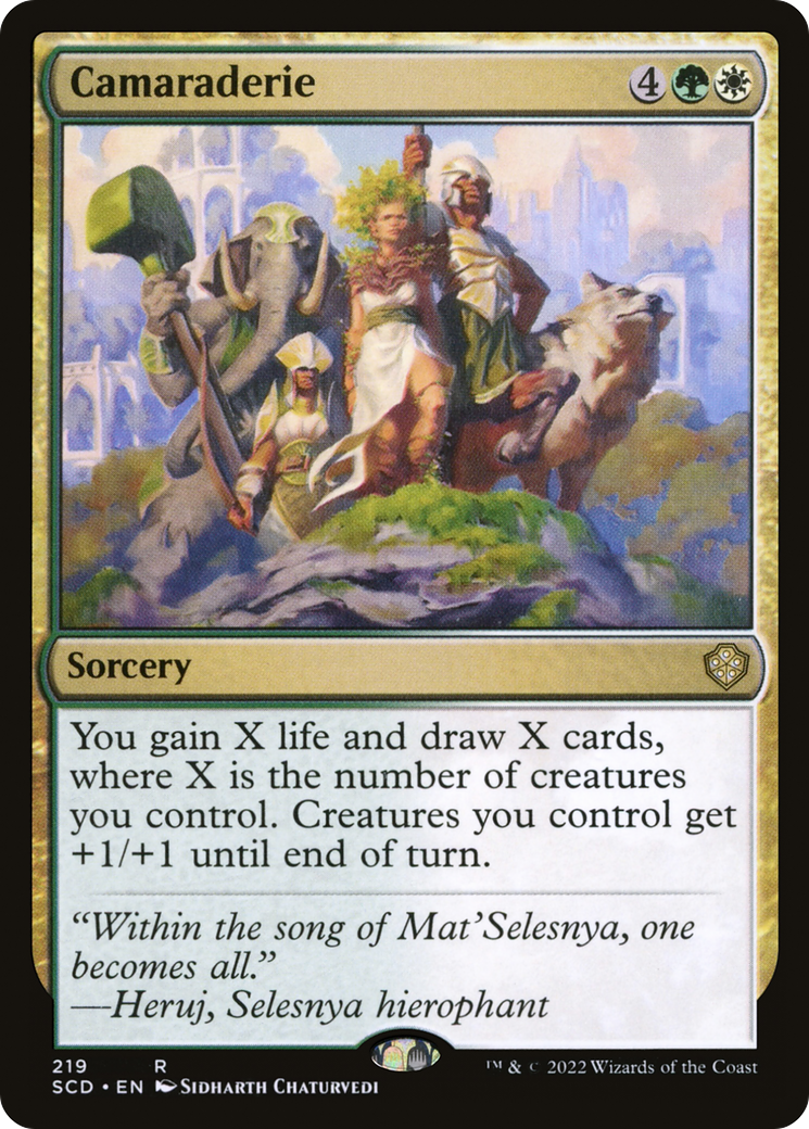 Camaraderie [Starter Commander Decks] | Jomio and Rueliete's Cards and Comics