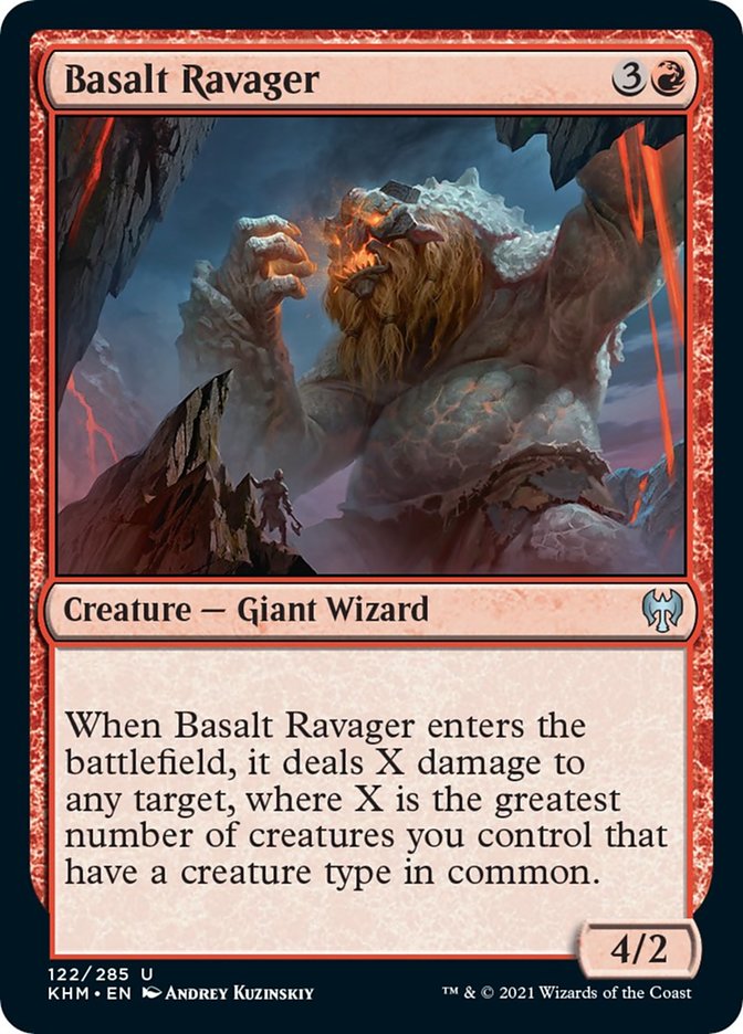 Basalt Ravager [Kaldheim] | Jomio and Rueliete's Cards and Comics