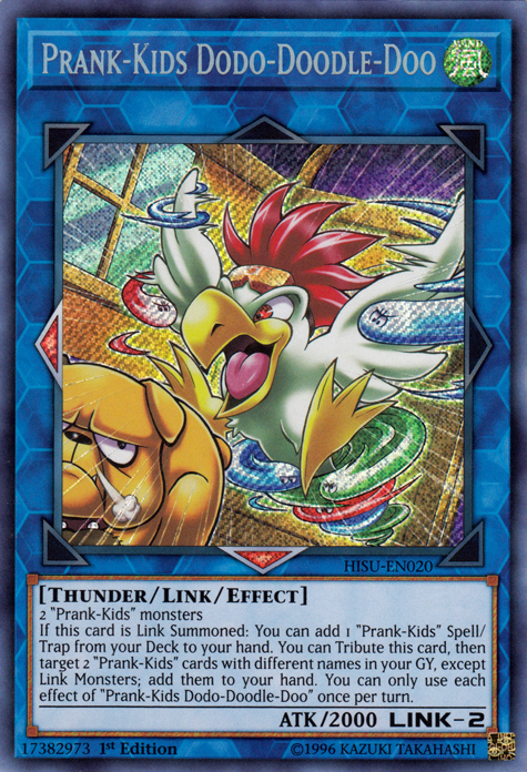 Prank-Kids Dodo-Doodle-Doo [HISU-EN020] Secret Rare | Jomio and Rueliete's Cards and Comics