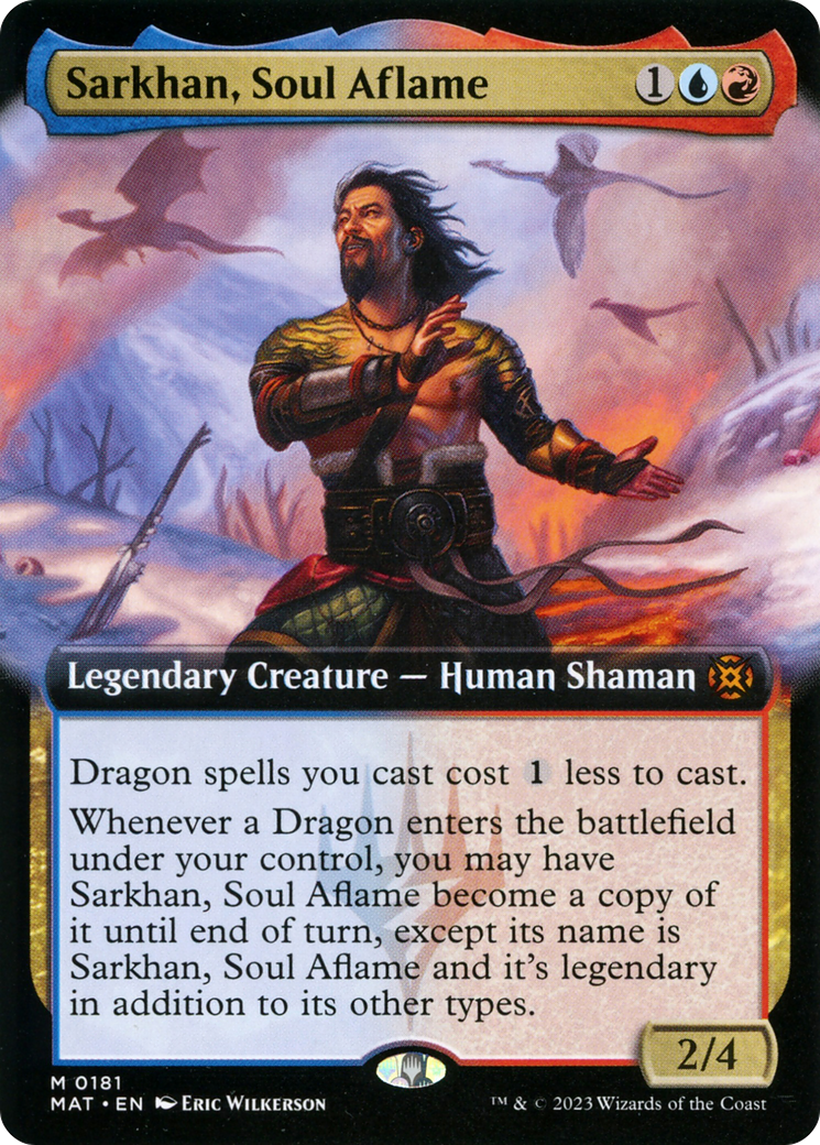 Sarkhan, Soul Aflame (Extended Art) [March of the Machine: The Aftermath] | Jomio and Rueliete's Cards and Comics