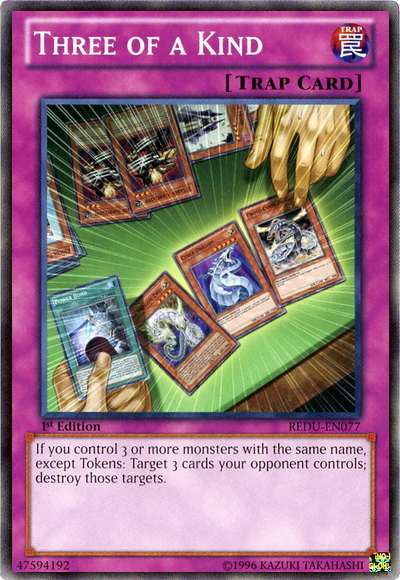 Three of a Kind [REDU-EN077] Common | Jomio and Rueliete's Cards and Comics