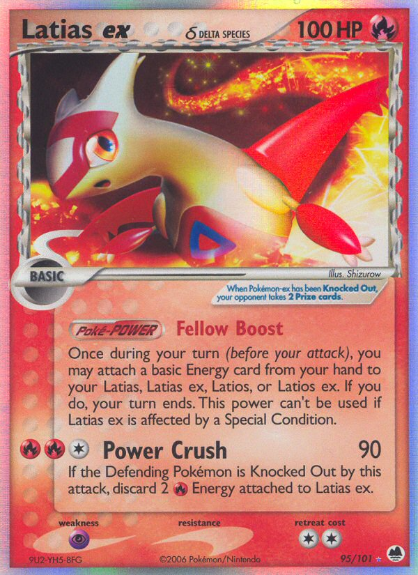 Latias ex (95/101) (Delta Species) [EX: Dragon Frontiers] | Jomio and Rueliete's Cards and Comics