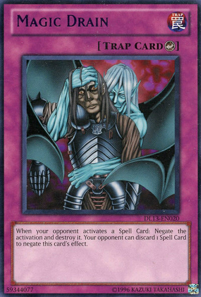 Magic Drain (Purple) [DL13-EN020] Rare | Jomio and Rueliete's Cards and Comics