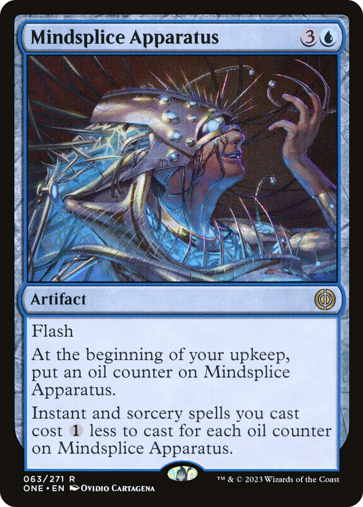 Mindsplice Apparatus [Phyrexia: All Will Be One] | Jomio and Rueliete's Cards and Comics