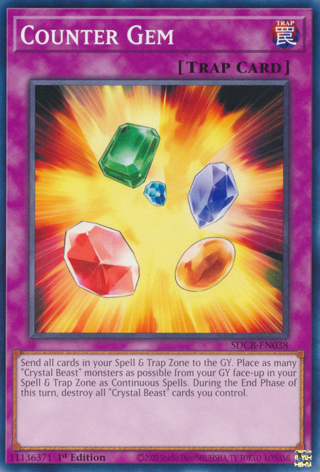 Counter Gem [SDCB-EN038] Common | Jomio and Rueliete's Cards and Comics