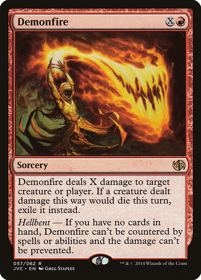 Demonfire [Duel Decks Anthology] | Jomio and Rueliete's Cards and Comics