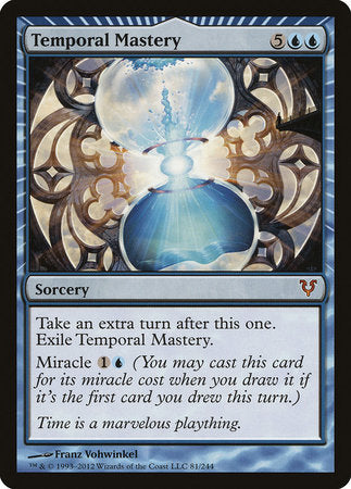 Temporal Mastery [Avacyn Restored] | Jomio and Rueliete's Cards and Comics