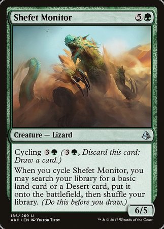 Shefet Monitor [Amonkhet] | Jomio and Rueliete's Cards and Comics