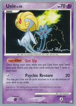 Uxie LV.55 (43/146) (Happy Luck - Mychael Bryan) [World Championships 2010] | Jomio and Rueliete's Cards and Comics