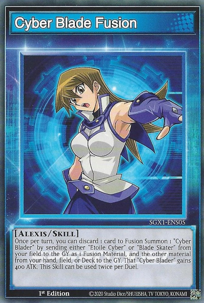 Cyber Blade Fusion [SGX1-ENS05] Common | Jomio and Rueliete's Cards and Comics