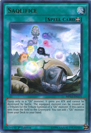 Saqlifice [MP15-EN171] Ultra Rare | Jomio and Rueliete's Cards and Comics