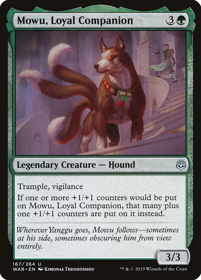 Mowu, Loyal Companion [War of the Spark] | Jomio and Rueliete's Cards and Comics