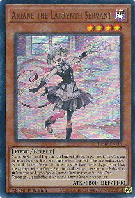 Ariane the Labrynth Servant [TAMA-EN016] Ultra Rare | Jomio and Rueliete's Cards and Comics