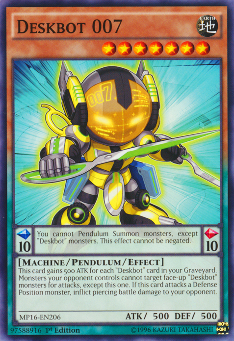 Deskbot 007 [MP16-EN206] Common | Jomio and Rueliete's Cards and Comics