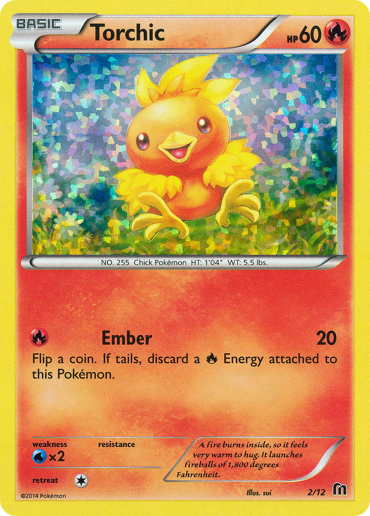 Torchic (2/12) [McDonald's Promos: 2016 Collection] | Jomio and Rueliete's Cards and Comics