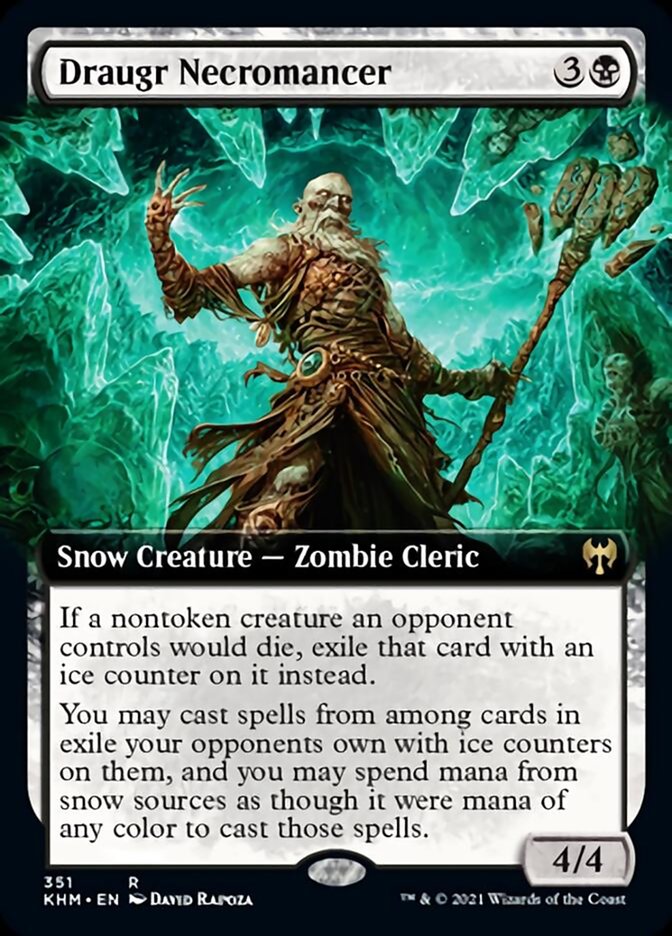 Draugr Necromancer (Extended Art) [Kaldheim] | Jomio and Rueliete's Cards and Comics