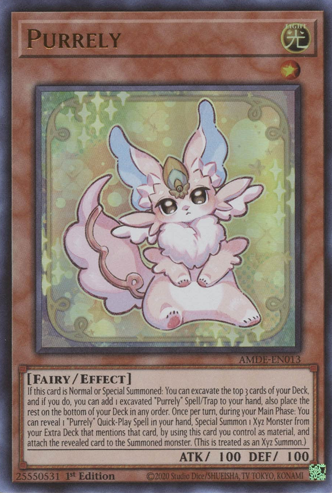 Purrely [AMDE-EN013] Ultra Rare | Jomio and Rueliete's Cards and Comics