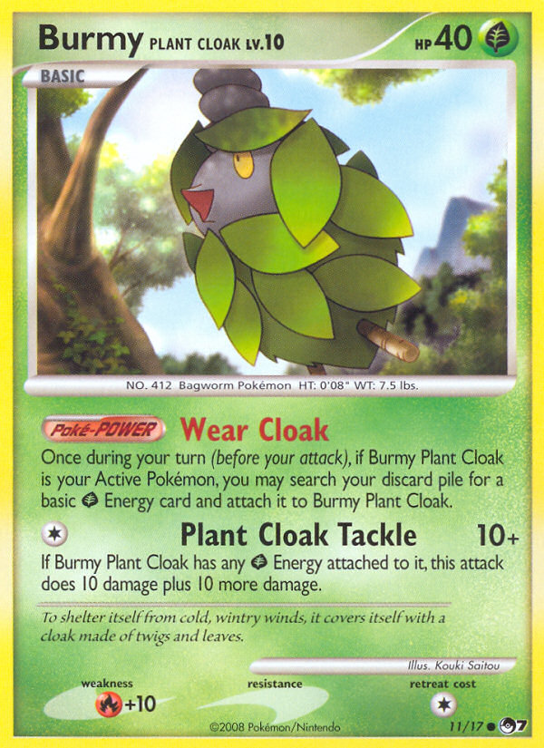 Burmy Plant Cloak (11/17) [POP Series 7] | Jomio and Rueliete's Cards and Comics