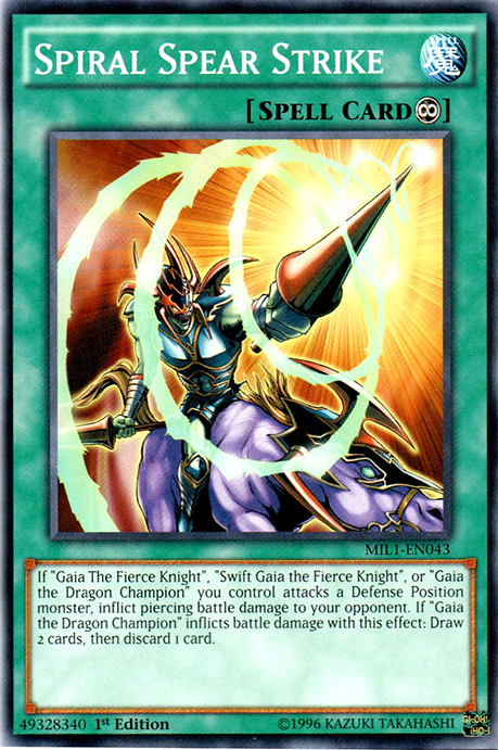 Spiral Spear Strike [MIL1-EN043] Common | Jomio and Rueliete's Cards and Comics