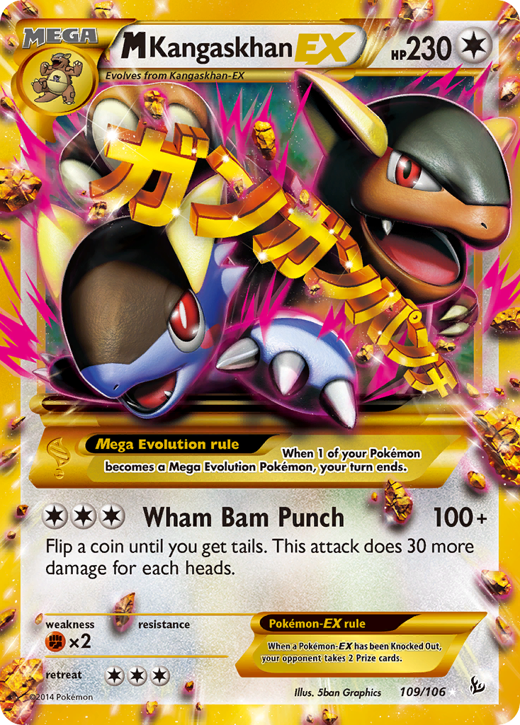M Kangaskhan EX (109/106) [XY: Flashfire] | Jomio and Rueliete's Cards and Comics