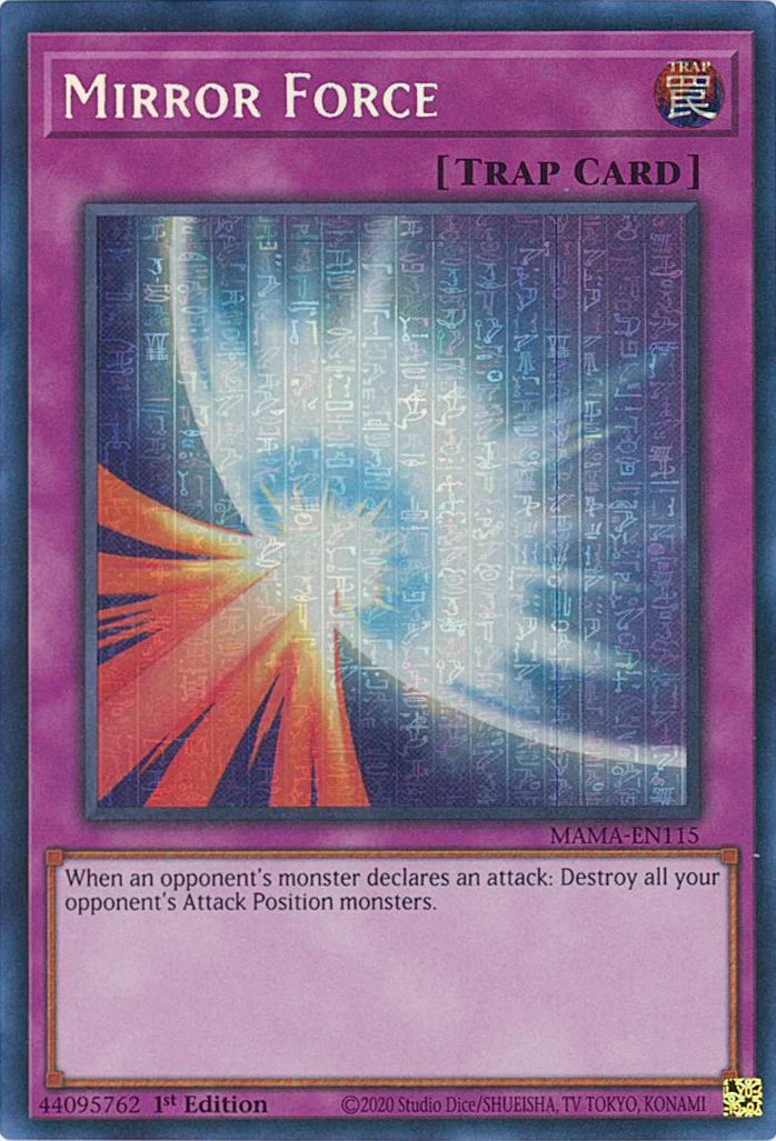 Mirror Force [MAMA-EN115] Ultra Pharaoh's Rare | Jomio and Rueliete's Cards and Comics