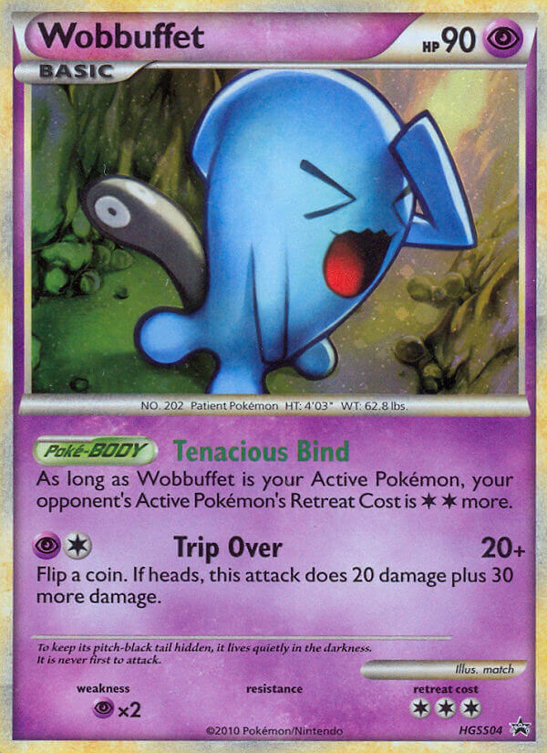 Wobbuffet (HGSS04) [HeartGold & SoulSilver: Black Star Promos] | Jomio and Rueliete's Cards and Comics