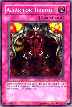 Altar for Tribute [DR1-EN257] Common | Jomio and Rueliete's Cards and Comics