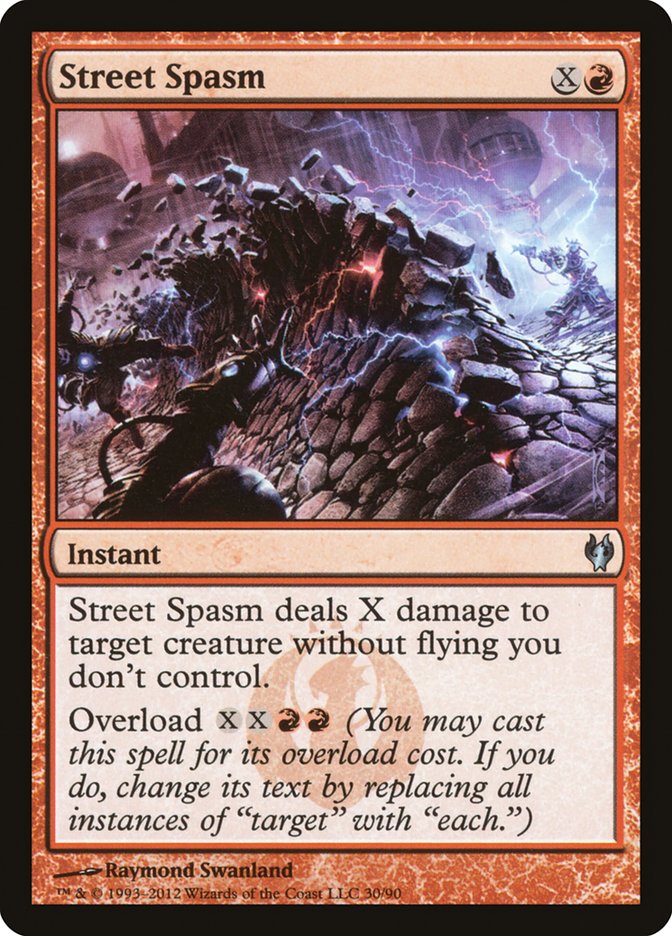 Street Spasm [Duel Decks: Izzet vs. Golgari] | Jomio and Rueliete's Cards and Comics