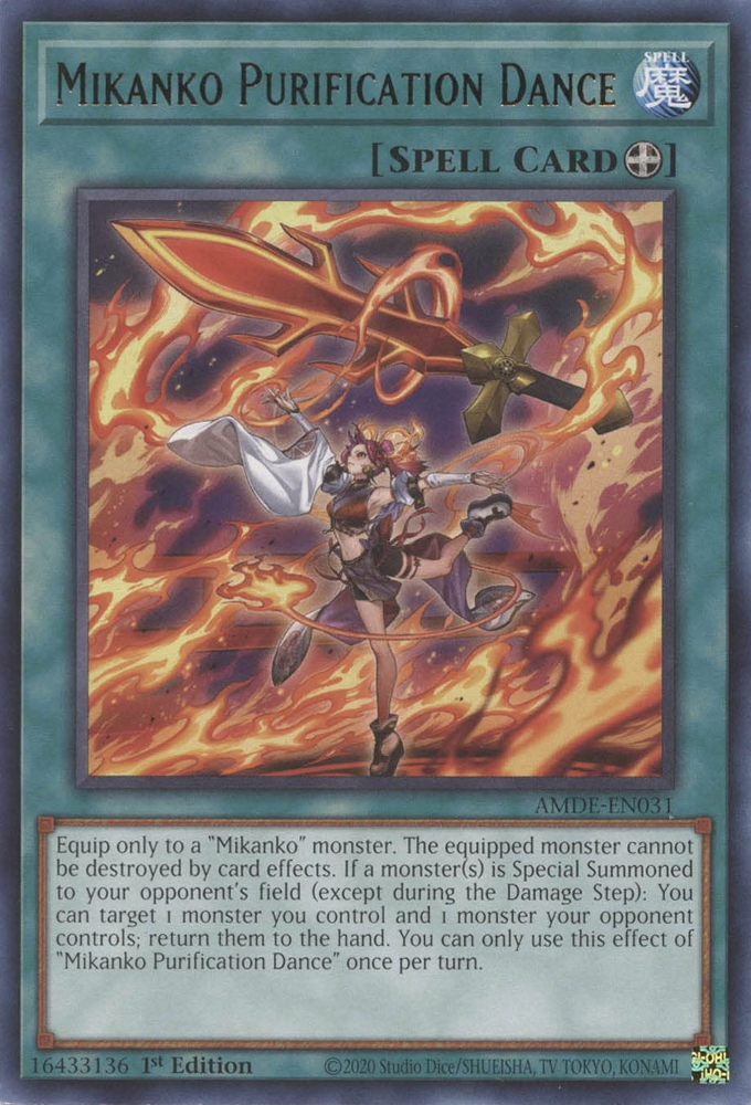 Mikanko Purification Dance [AMDE-EN031] Rare | Jomio and Rueliete's Cards and Comics