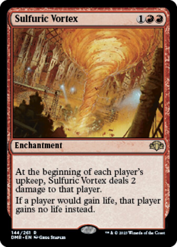 Sulfuric Vortex [Dominaria Remastered] | Jomio and Rueliete's Cards and Comics