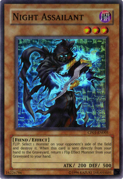 Night Assailant [CP01-EN005] Super Rare | Jomio and Rueliete's Cards and Comics