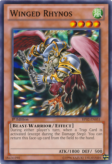 Winged Rhynos [BP02-EN051] Mosaic Rare | Jomio and Rueliete's Cards and Comics