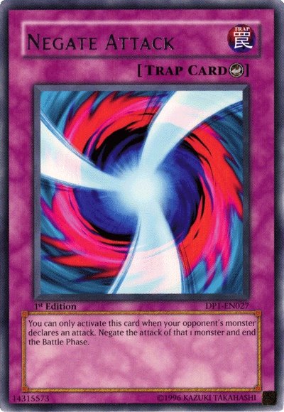 Negate Attack [DP1-EN027] Rare | Jomio and Rueliete's Cards and Comics