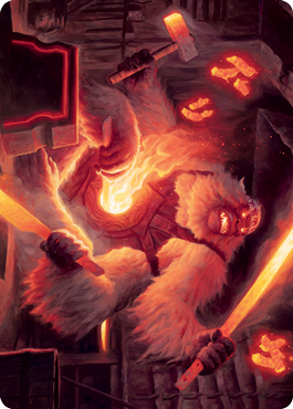 Kami of Industry Art Card [Kamigawa: Neon Dynasty Art Series] | Jomio and Rueliete's Cards and Comics
