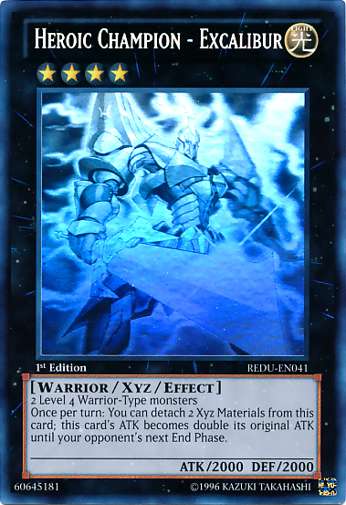 Heroic Champion - Excalibur [REDU-EN041] Ghost Rare | Jomio and Rueliete's Cards and Comics